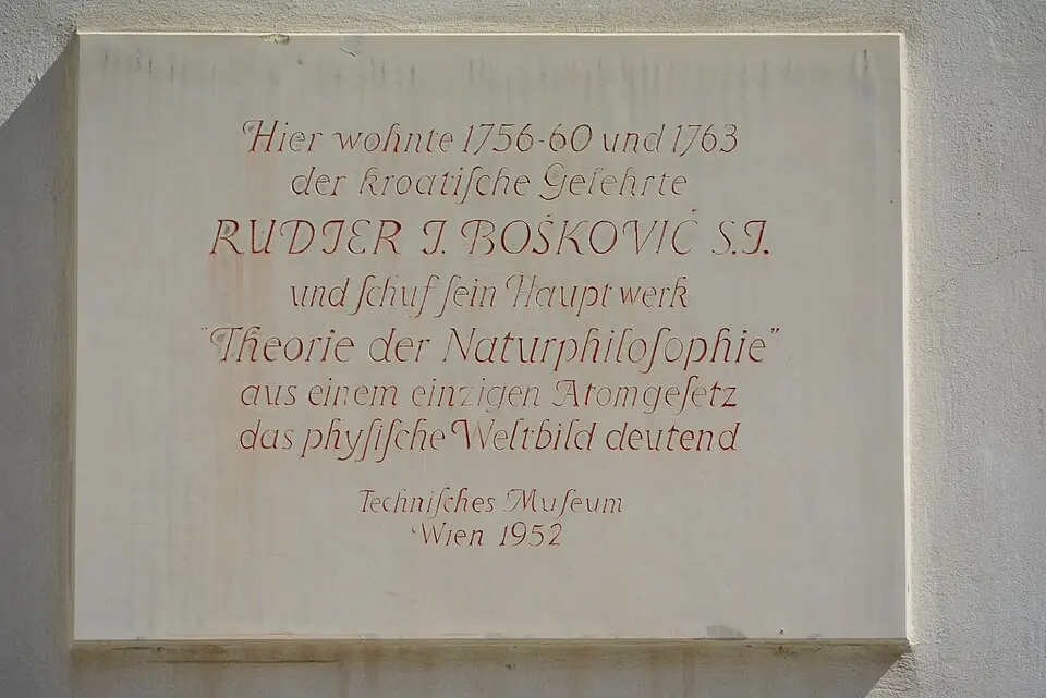 Gedenktafel Rugjer Josip Bošković