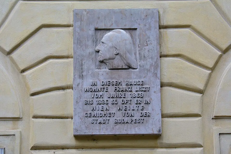 Gedenktafel für Franz Liszt (Wien, Freyung 6)