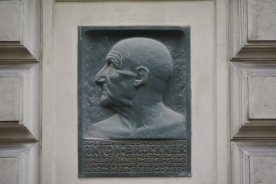 Gedenktafel für Anton Bruckner (Wien, Heßgasse 7)