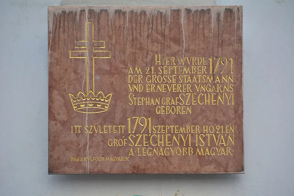 Gedenktafel für István Széchenyi (Wien, Herrengasse 5)