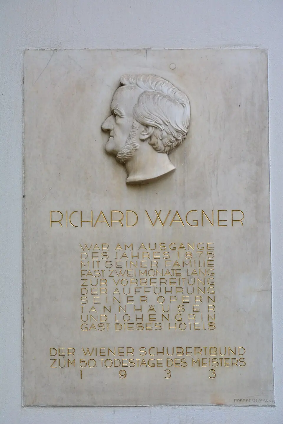 Gedenktafel für Richard Wagner (Wien, Kärntner Ring 16)