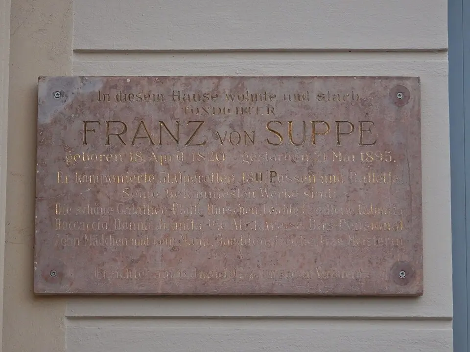 Gedenktafel für Franz von Suppé (Wien, Opernring 23)