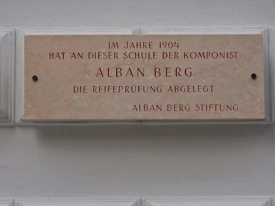 Gedenktafel für Alban Berg (Wien, Schottenbastei 7-9)
