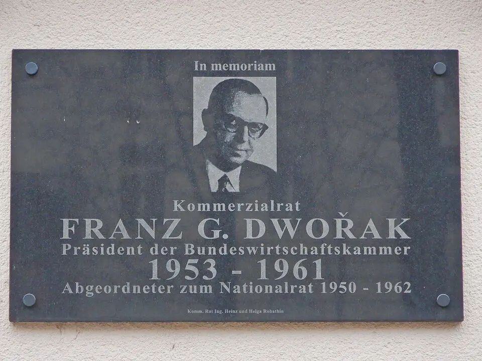 Gedenktafel für Franz Dworak (Wien, Stubenring 12)