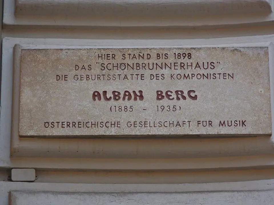 Gedenktafel für Alban Berg (Wien, Tuchlauben 8)
