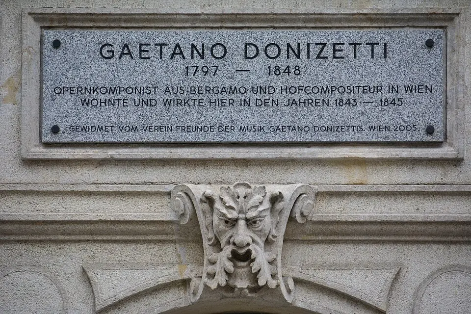 Gedenktafel für Gaetano Donizetti (Wien, Wipplingerstraße 5)