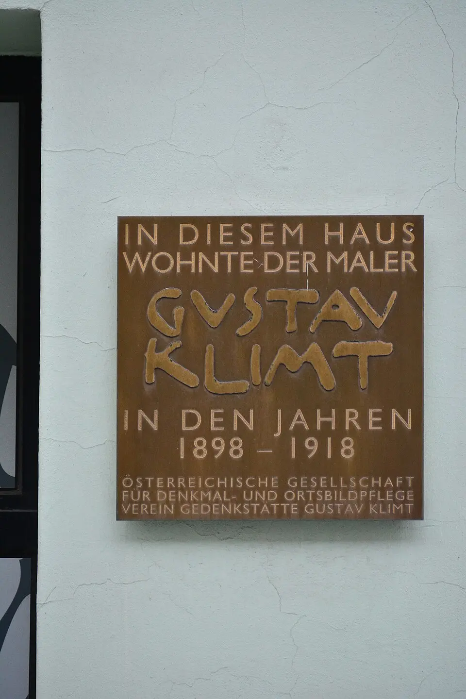 Gedenktafel Gustav Klimt