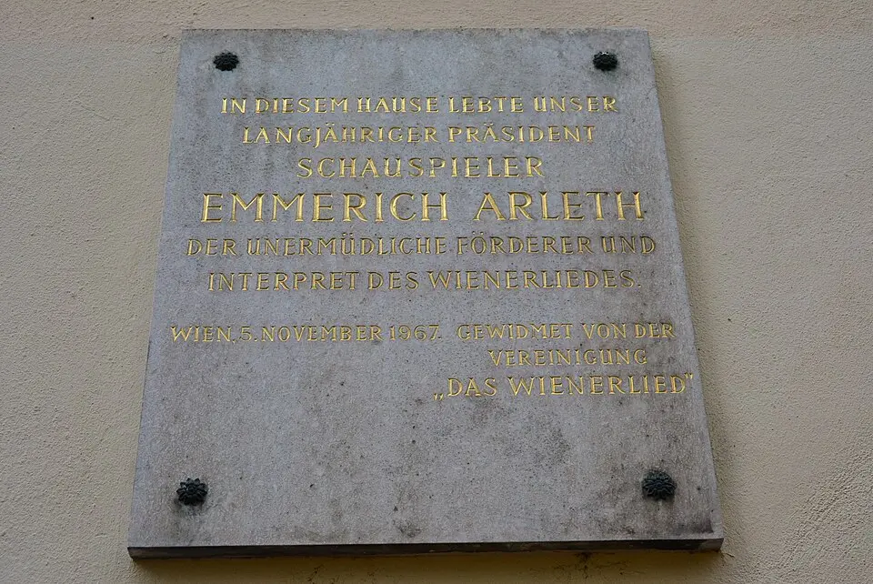 Gedenktafel Emmerich Arleth