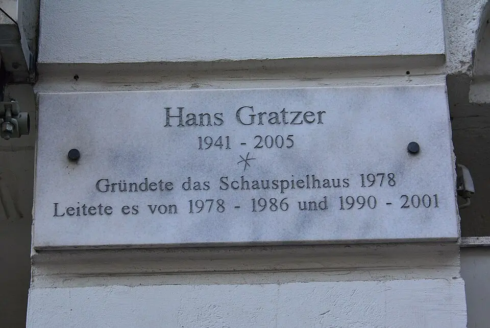 Gedenktafel für Hans Gratzer (Wien, Porzellangasse 19)