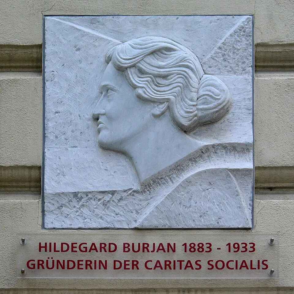 Gedenktafel für Hildegard Burjan (Wien, Pramergasse 7)