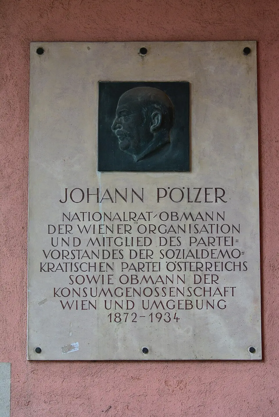 Gedenktafel Johann Pölzer
