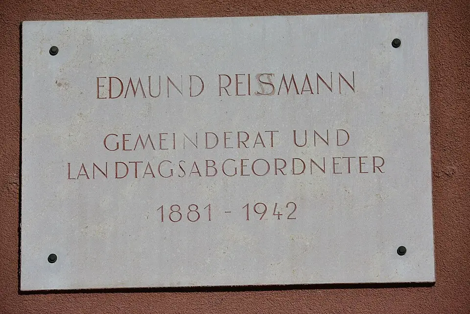 Gedenktafel Edmund Reismann