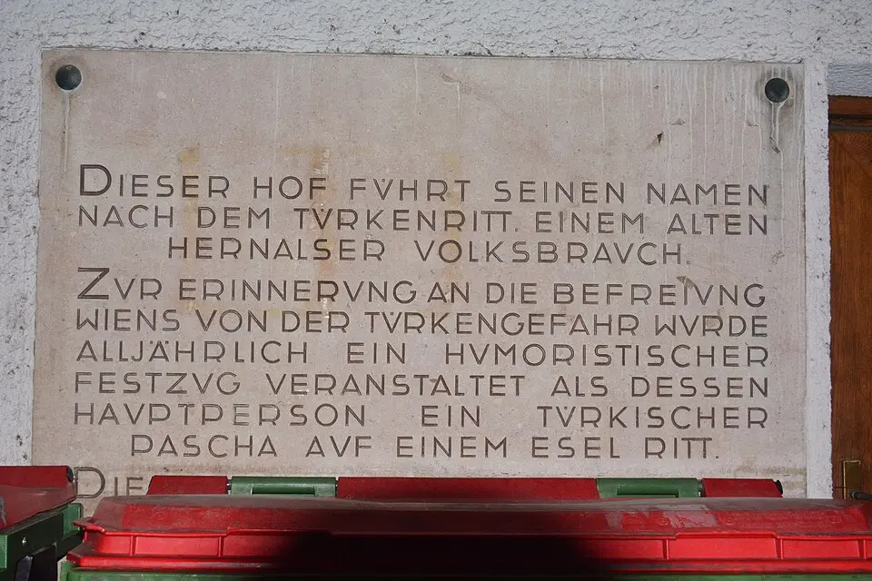 Gedenktafel für die Türkenbelagerung 1683 (Wien, Hernalser Hauptstraße 190-192)