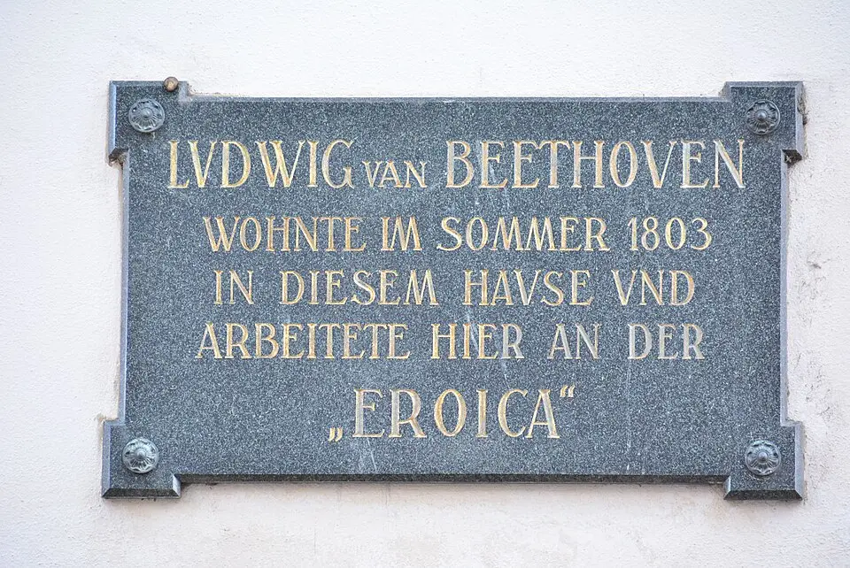 Gedenktafel für Ludwig van Beethoven (Wien, Döblinger Hauptstraße 92)