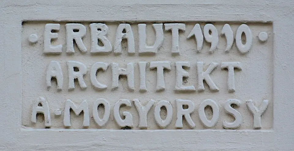 Gedenktafel für Arpad Mogyorosy (Wien, Dollinergasse 10)