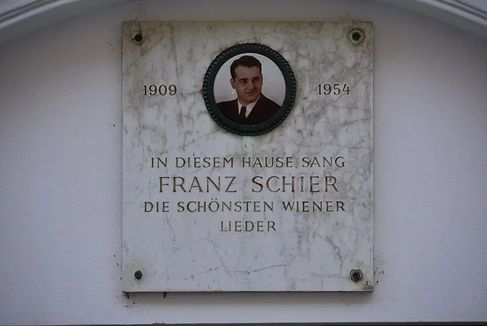 Gedenktafel für Franz Schier (Wien, Hackhofergasse 12)
