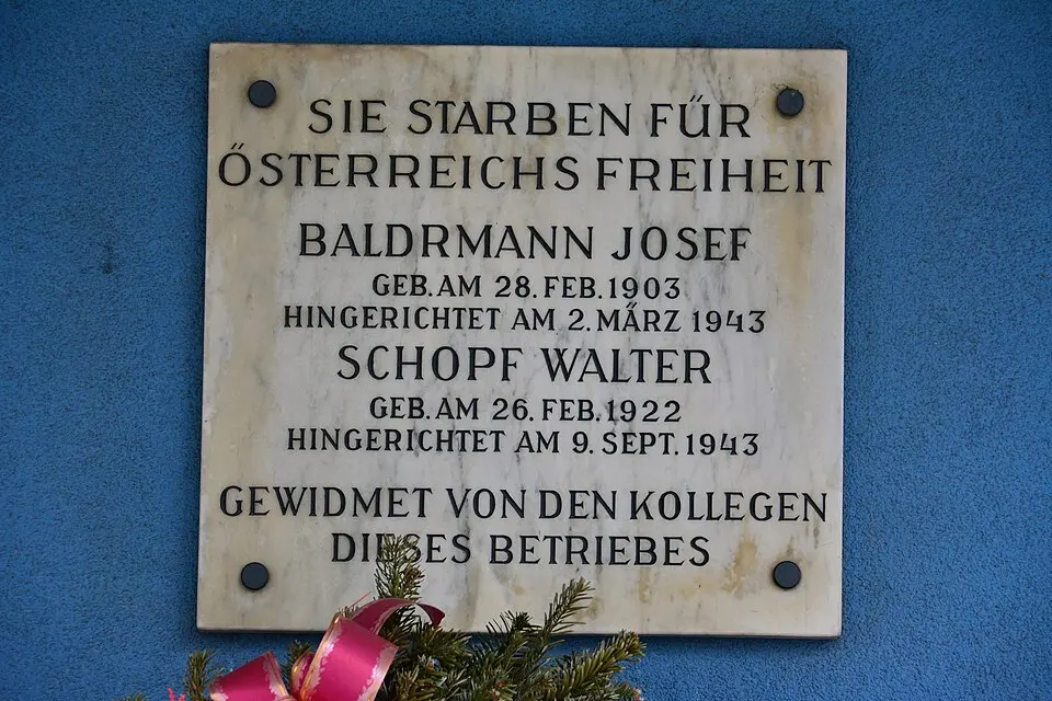Gedenktafel für NS-Opfer (Wien, Hellwagstraße 4)