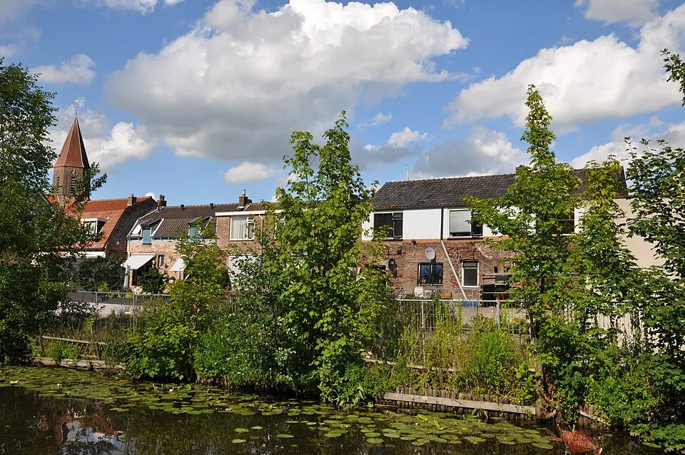 Overblijfselen van de stadsmuur van Montfoort