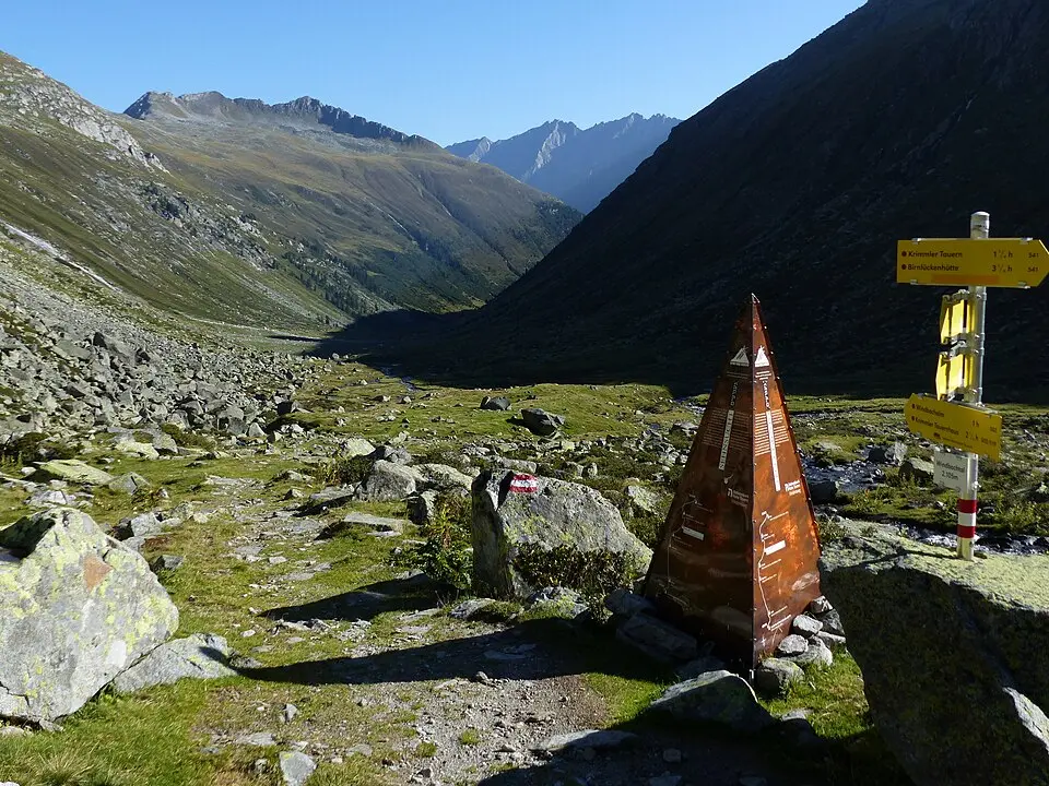 Krimmler Tauernweg im Windbachtal