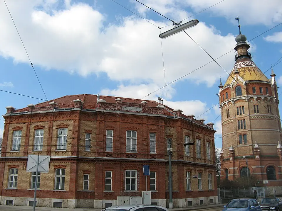 Wasserbehälter Wienerberg Verwaltungsgebäude