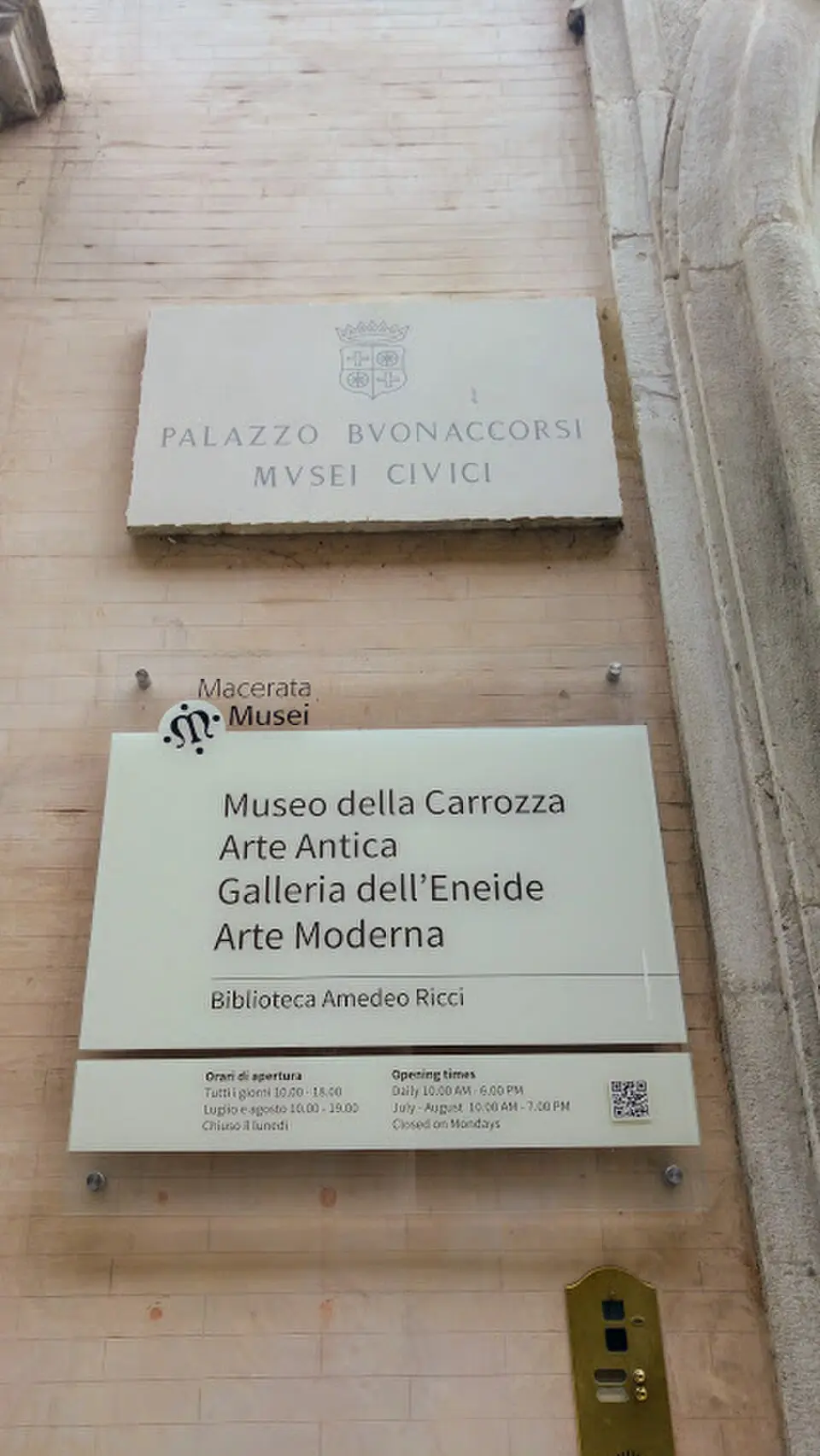 musées civiques du Palais Buonaccorsi