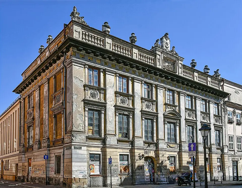 Image: Jeremiah Z. Cockroach · CC BY-SA 4.0 Wodziccy Palace in Kraków
