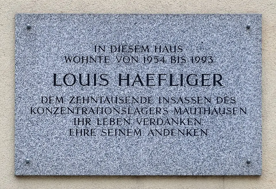 Gedenktafel Louis Häfliger