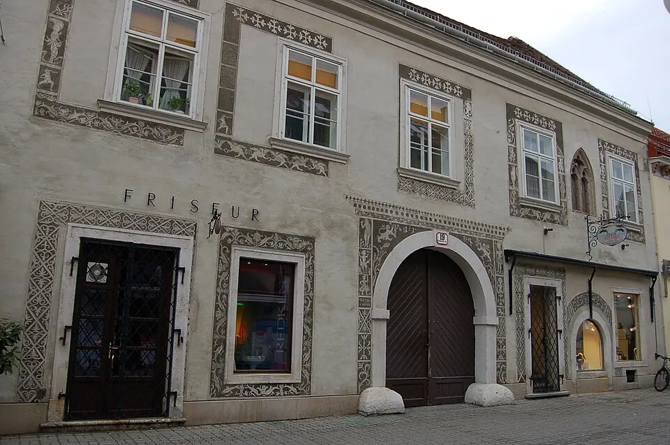 Bürgerhaus, sog. Sgraffitohaus