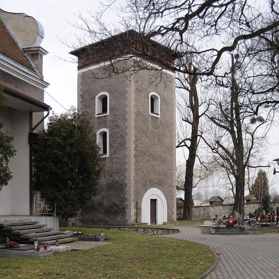 Wieża (dzwonnica) w Zbrosławicach