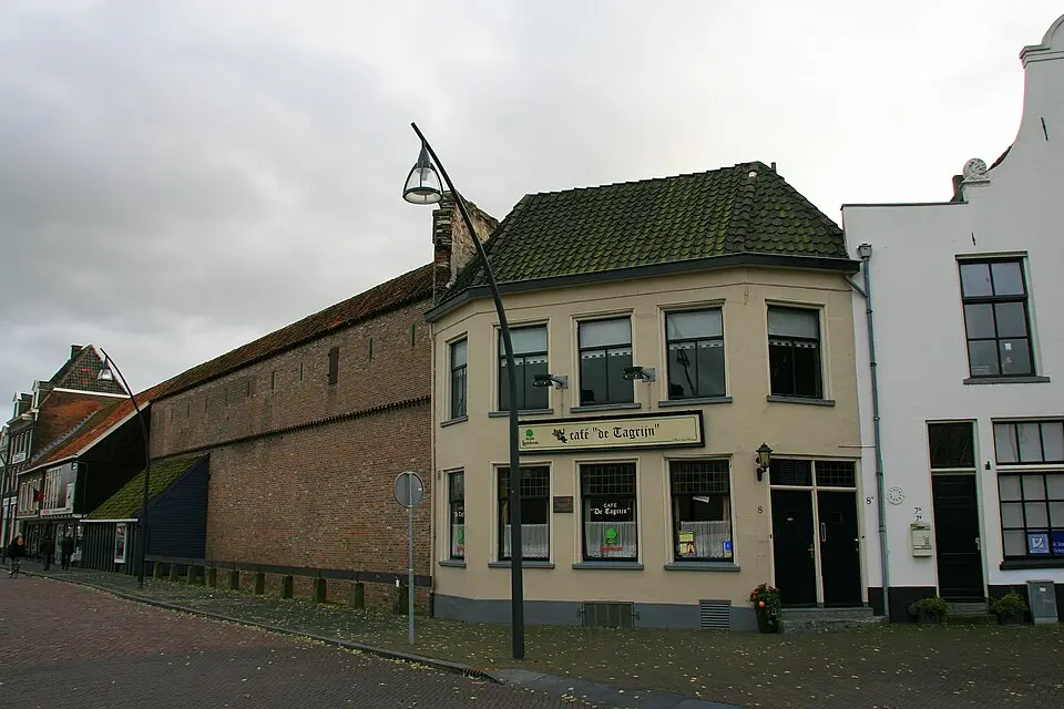 Resten van de middeleeuwse stadsmuur