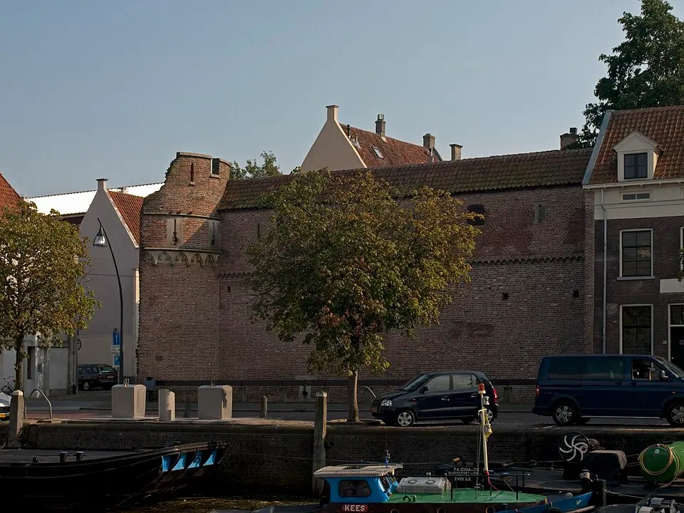Resten van de middeleeuwse stadsmuur