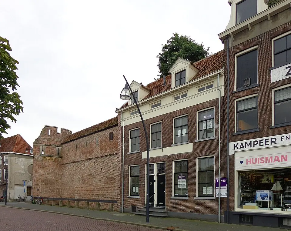 Resten van de middeleeuwse stadsmuur