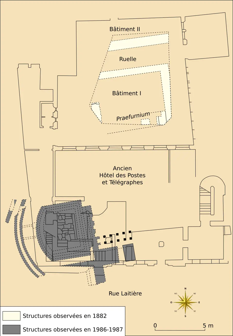 thermes gallo-romains de la rue Laitière à Bayeux