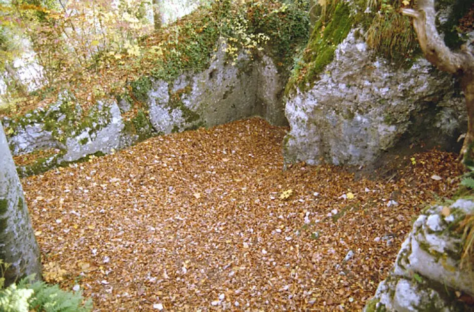 Bärenfels (Eschberg), mittelalterliche Burgruine