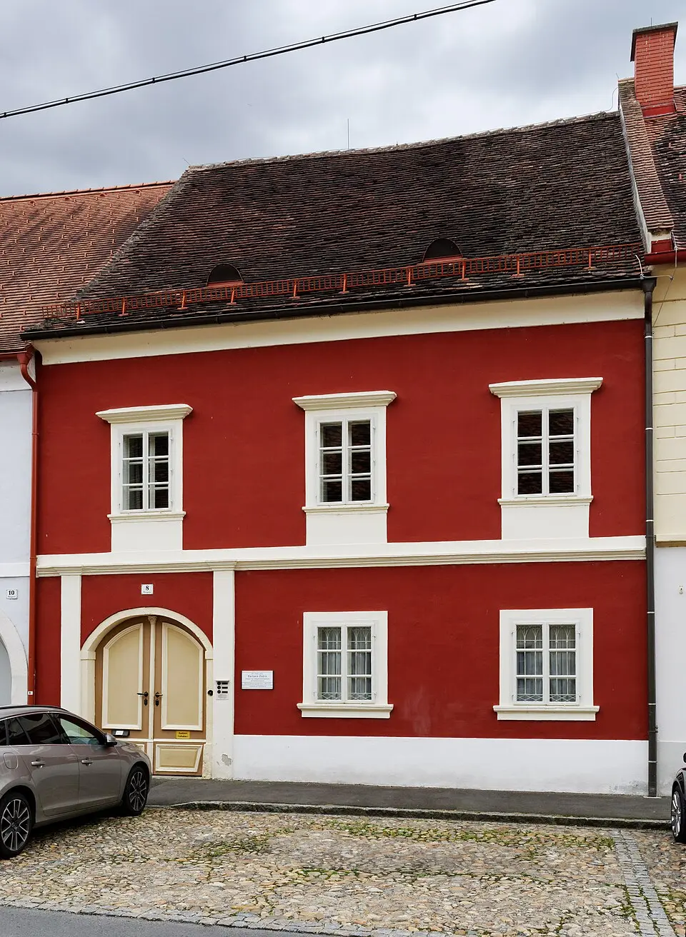 Bürgerhaus mit Hofgebäude und Teil der Stadtbefestigung