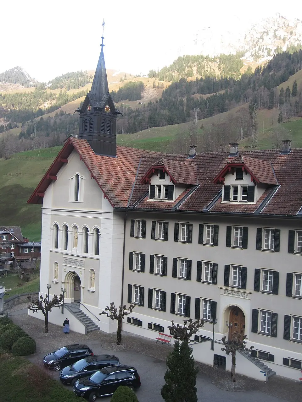 Benediktinerinnenkloster mit Krankenhaus St. Leonhard und Beinhaus