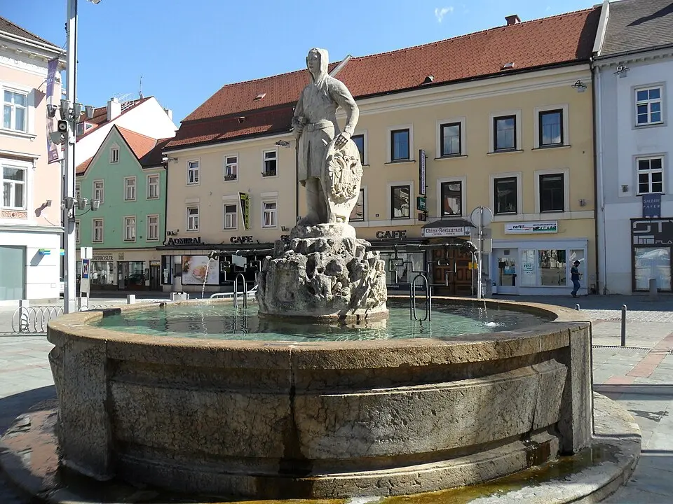 Obrázok: ZL · CC BY-SA 3.0 Bergmannsbrunnen