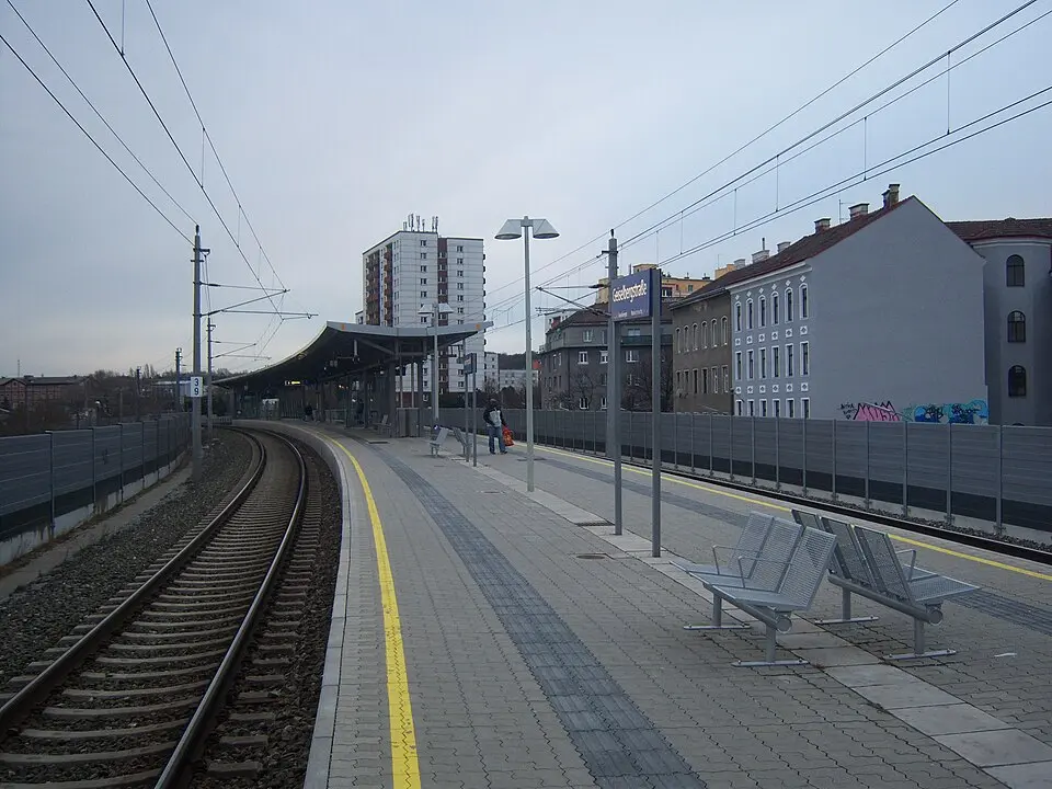 Bild: User:My Friend · CC BY-SA 3.0 Haltestelle Wien Geiselbergstraße