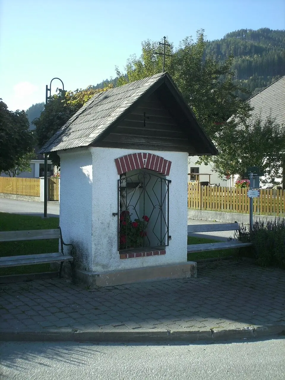 Bildstock mit Kruzifix