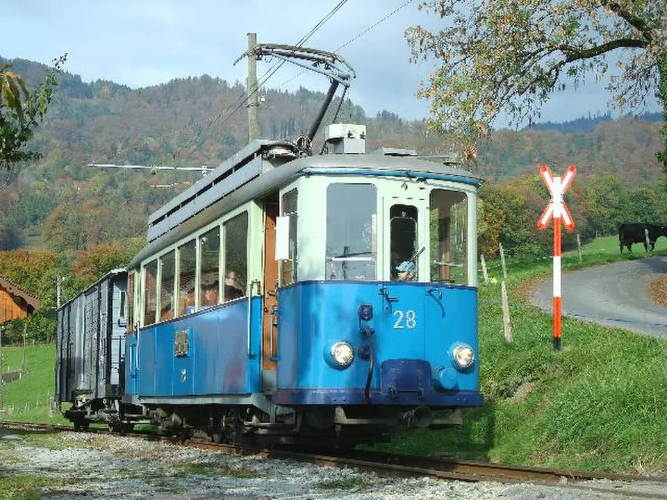 Image: Benutzer commons.limousin · CC BY-SA 3.0 Old Tram system in Lausanne