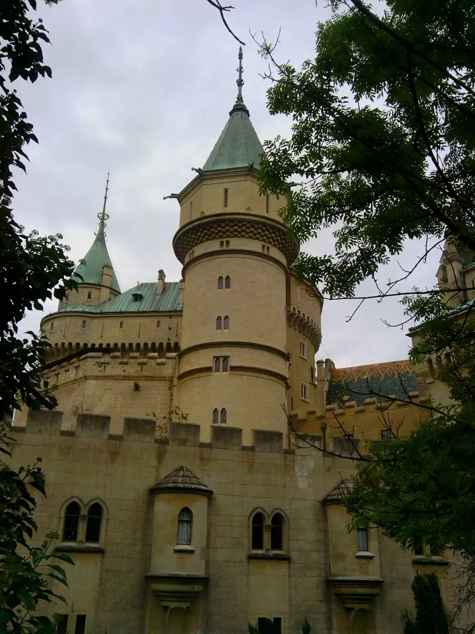 Bojnický hrad, veža schodisková