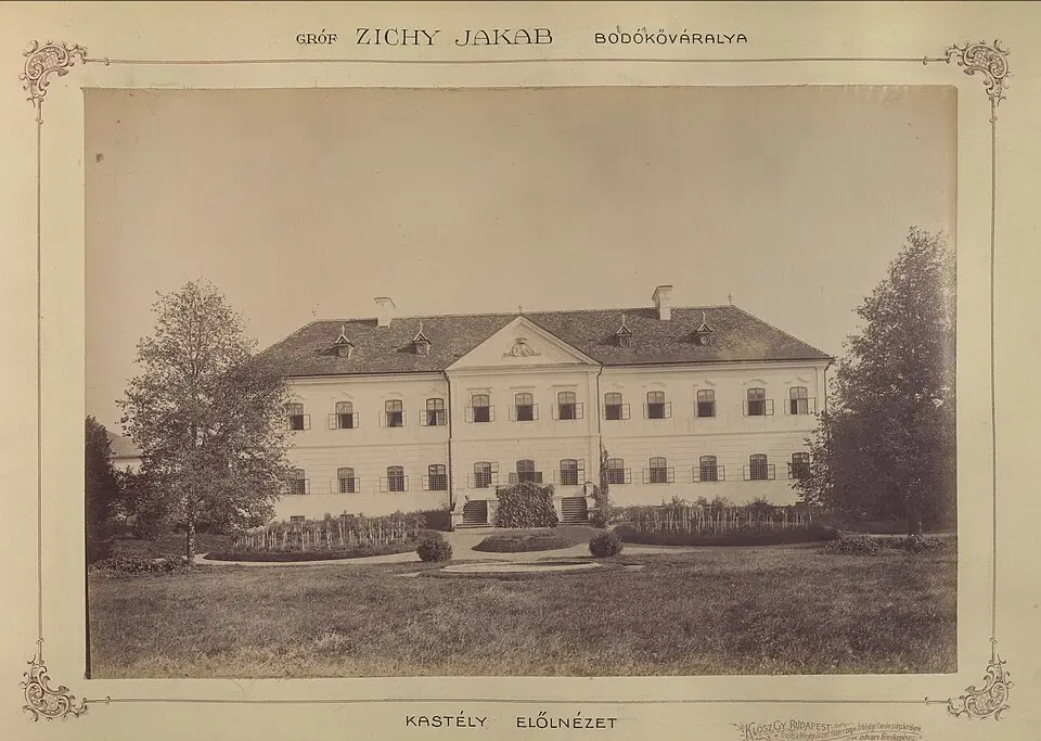 Image: György Klösz · Public domain Péchy–Zichy-kastély