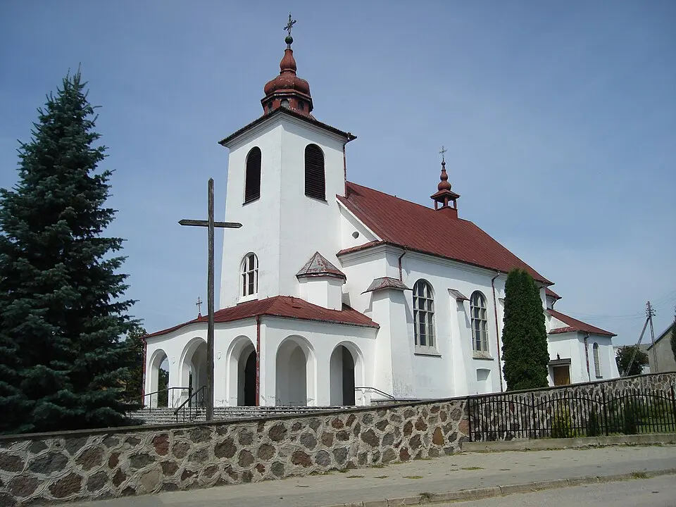 Holy Trinity church in Borkowo