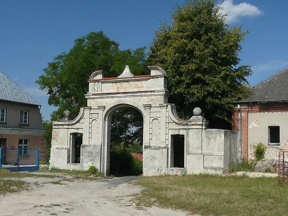 The palace complex in Zawieprzyce