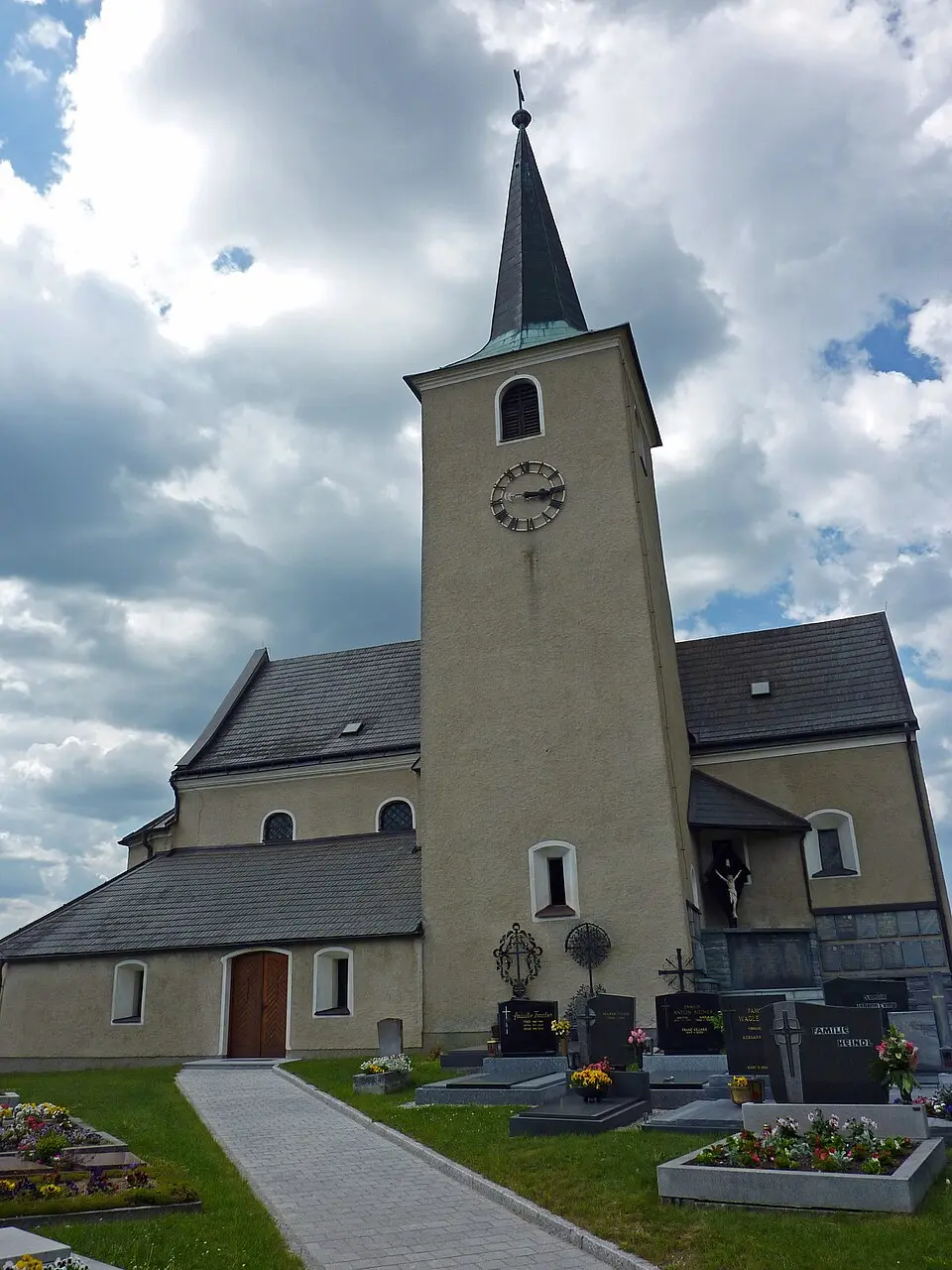 Slika: BSonne · CC BY-SA 3.0 Pfarrkirche Brand bei Loschberg