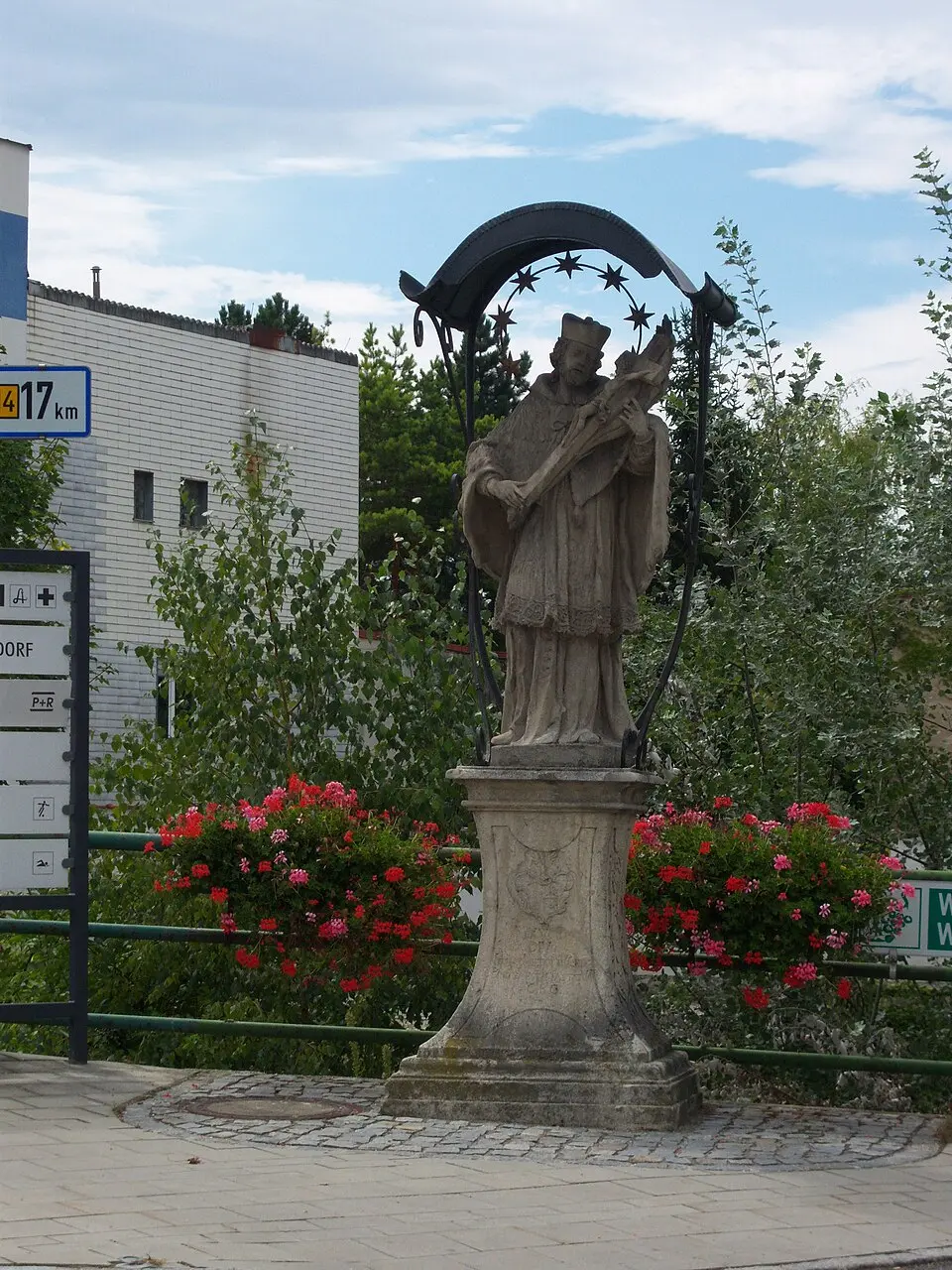 Figurenbildstock hl. Johannes Nepomuk