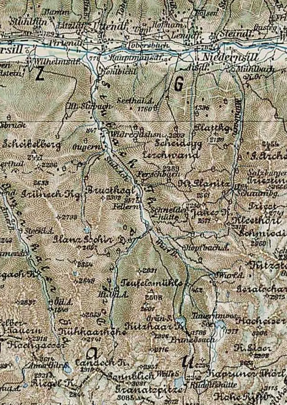 Kép: Military mapping authority of Austria-Hungary · Public domain Stubache