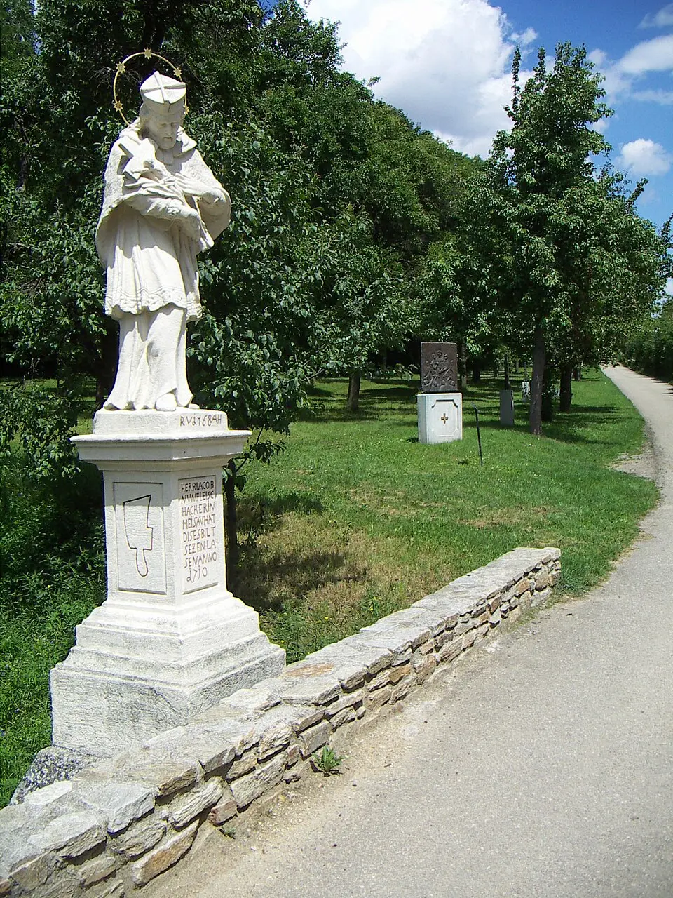Figur heiliger Johannes Nepomuk