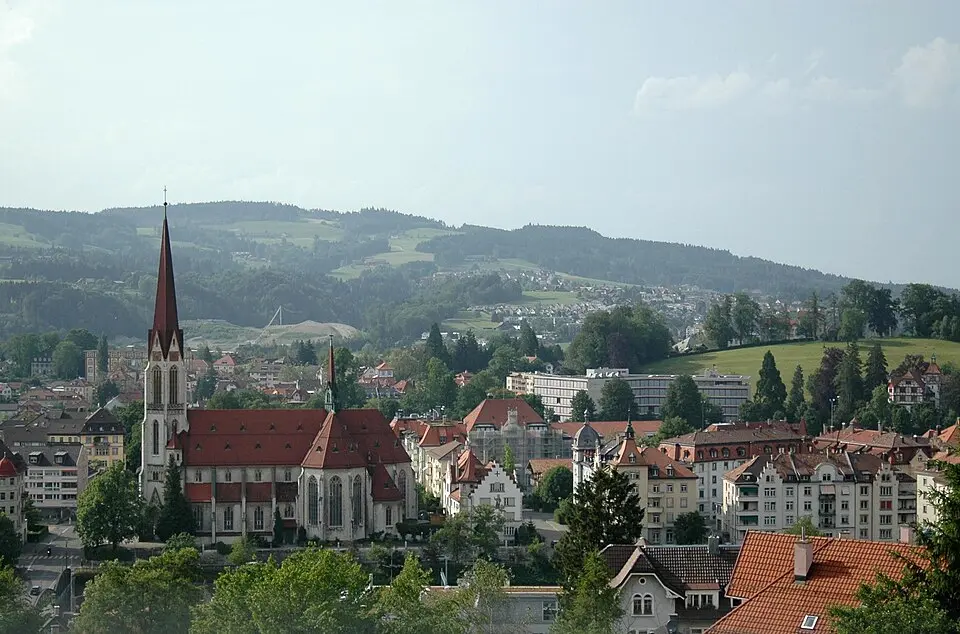 Slika: Schaffhausen · Public domain St. Gallen