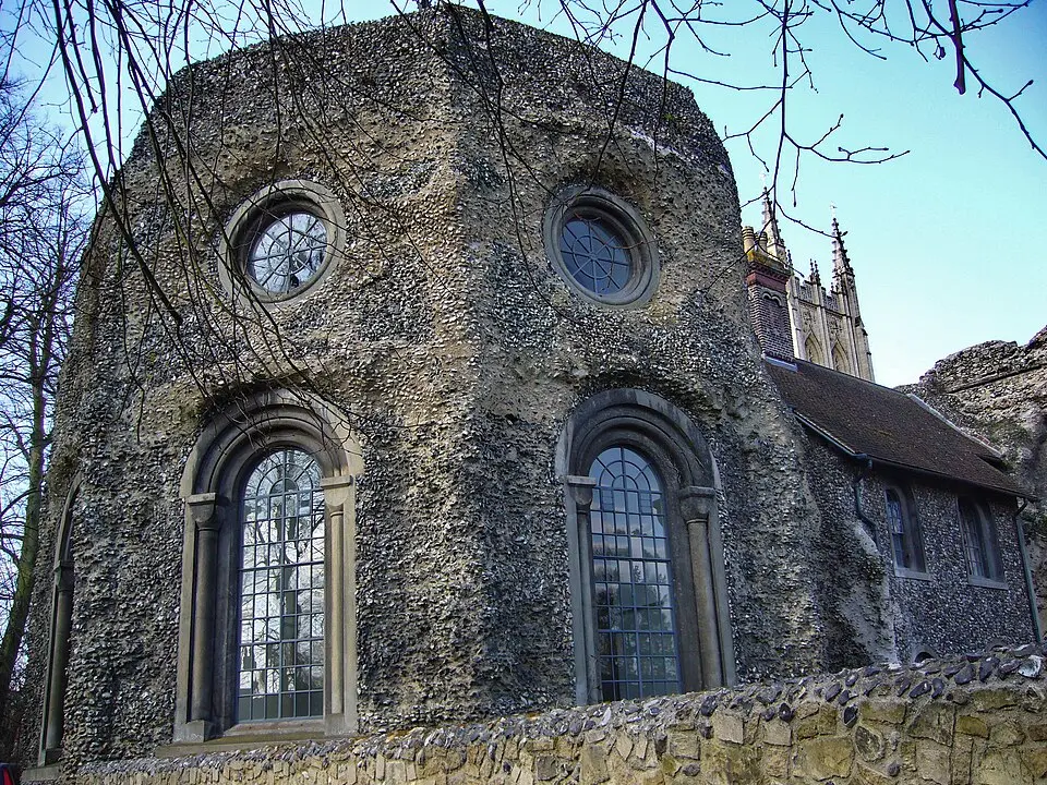 Numbers 1, 1A, 2, and 3 West Front and Sampsons Tower